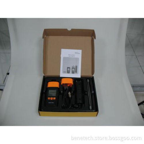 Wooden Moisture Meter, Large LCD with Backlight